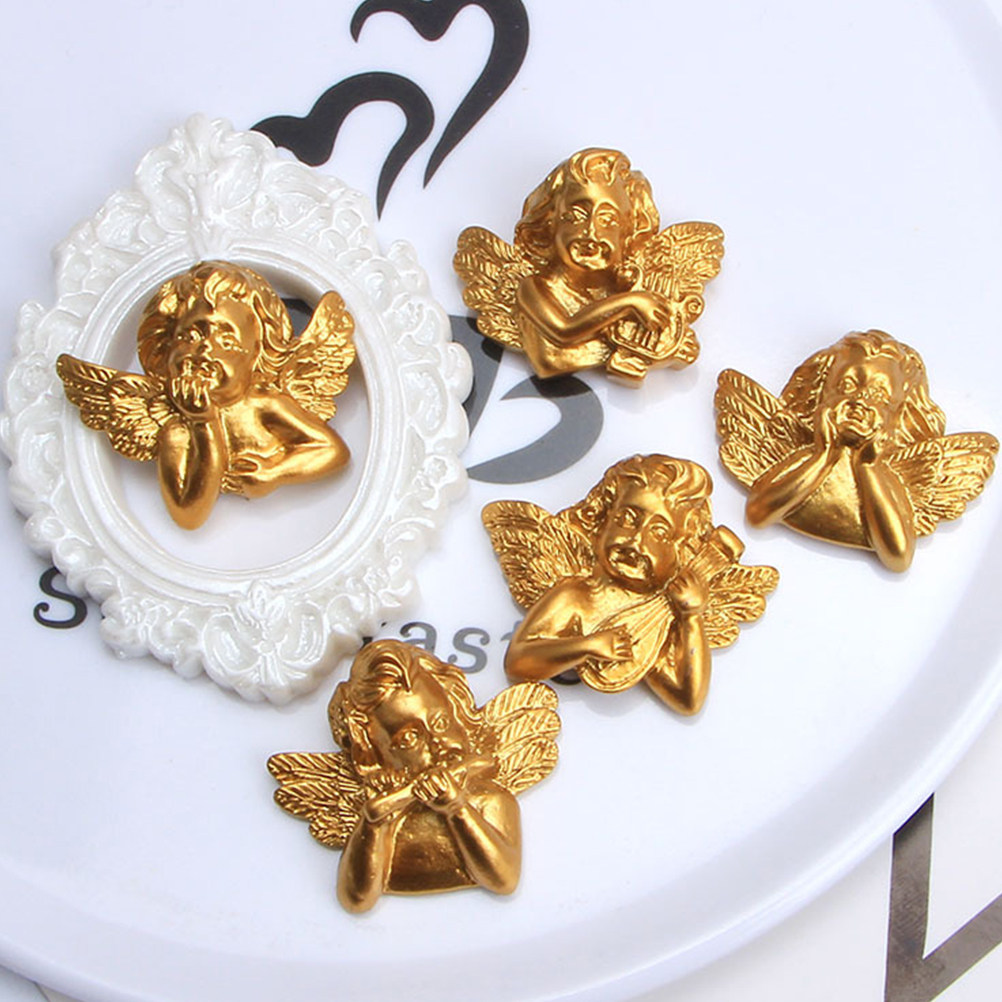 Craft Embellishments - 15개 레진 천사 액세서리 공예 DIY