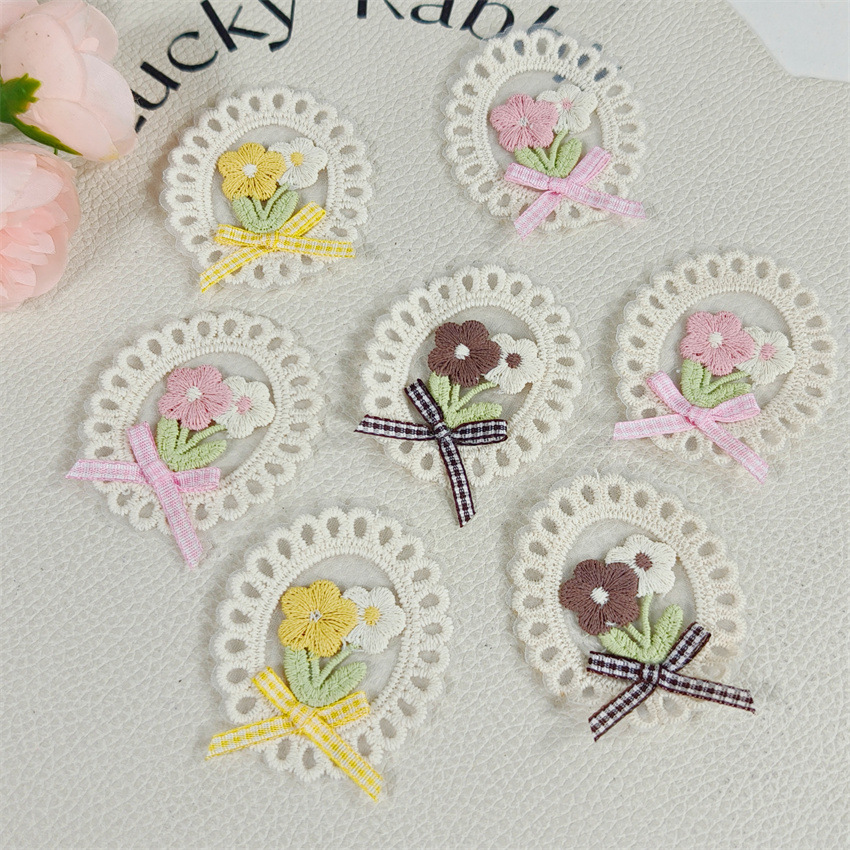 Applique Patch Flower - 10PCS 새로운 봄 여름 신선한 스타일