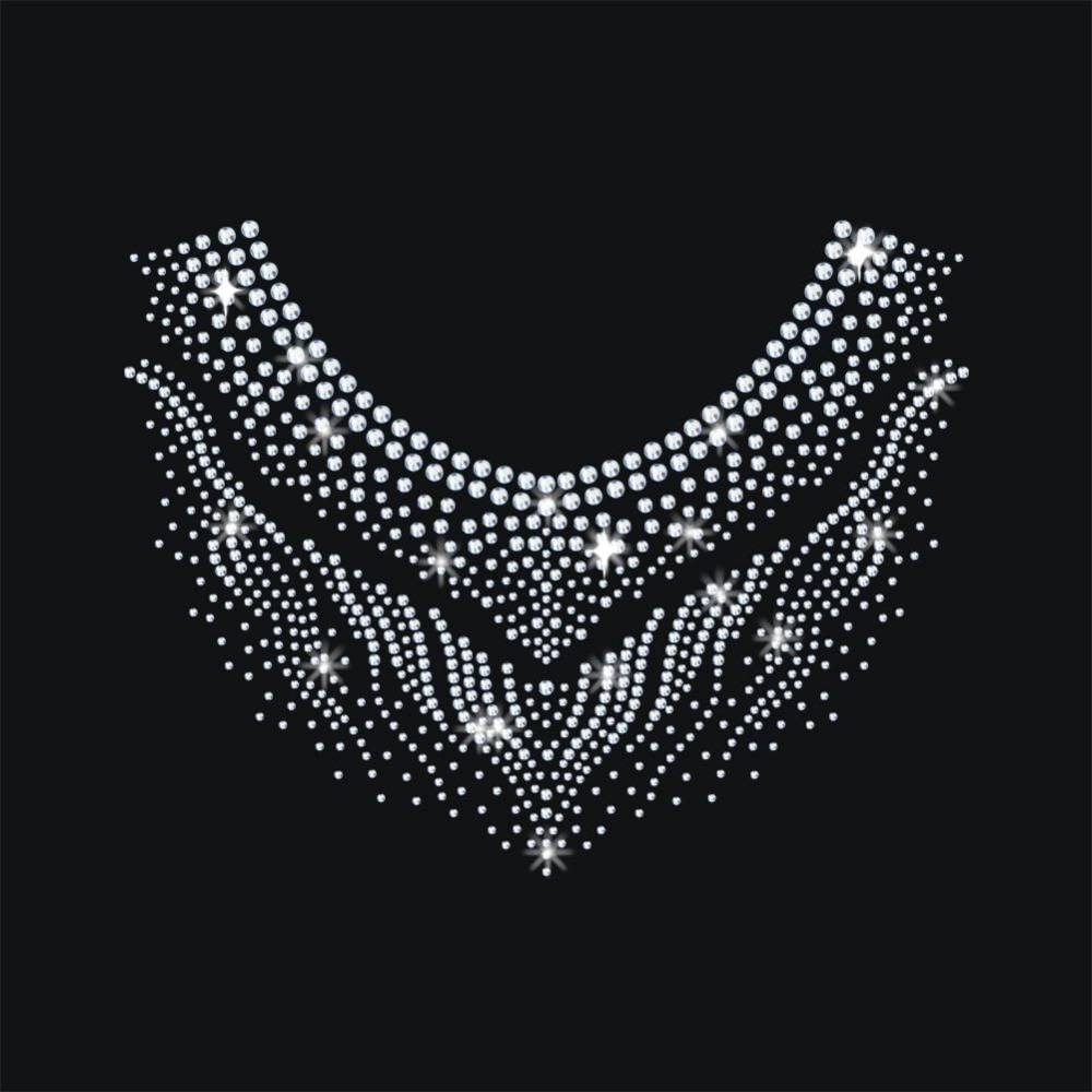 Hotfix Rhinestone Sheet - 체육복 패턴 다리미로 붙이는 라인스톤 전사