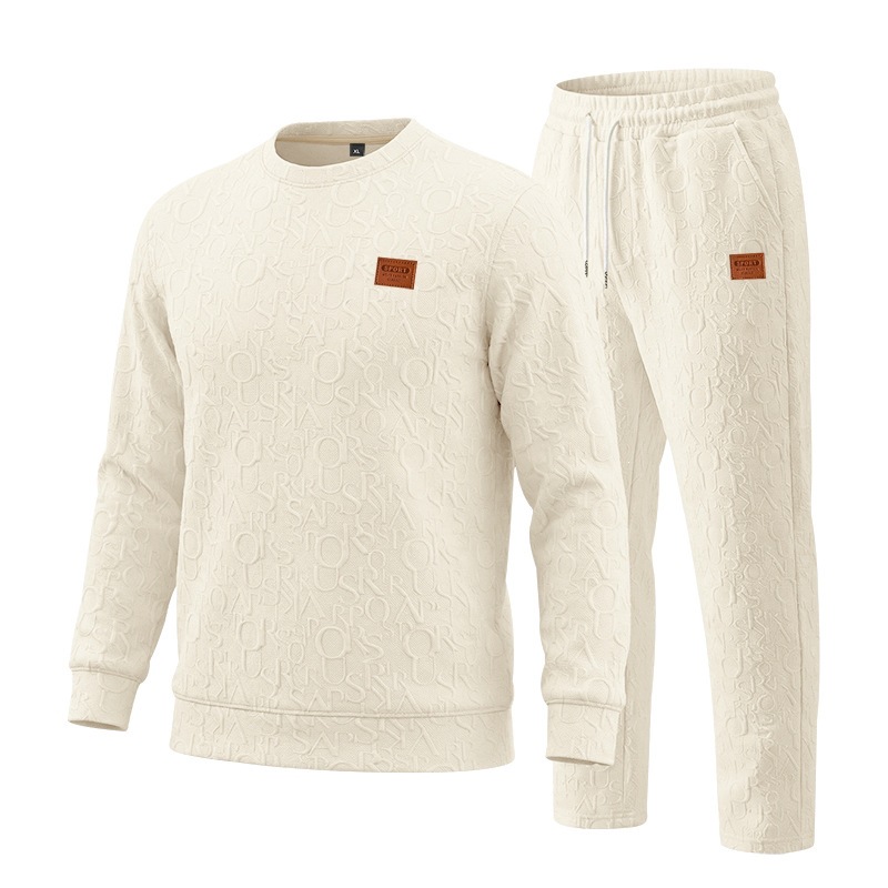 Embellish Knit - 2026 크로스보더 봄가을 남성 텍스처 패턴