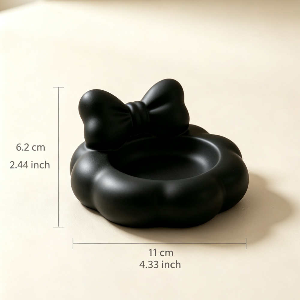 3D 프린팅된 검정색 리본 모양 보석 트레이, 귀여운  - Organza Ribbon Spool 리뷰 및 가격