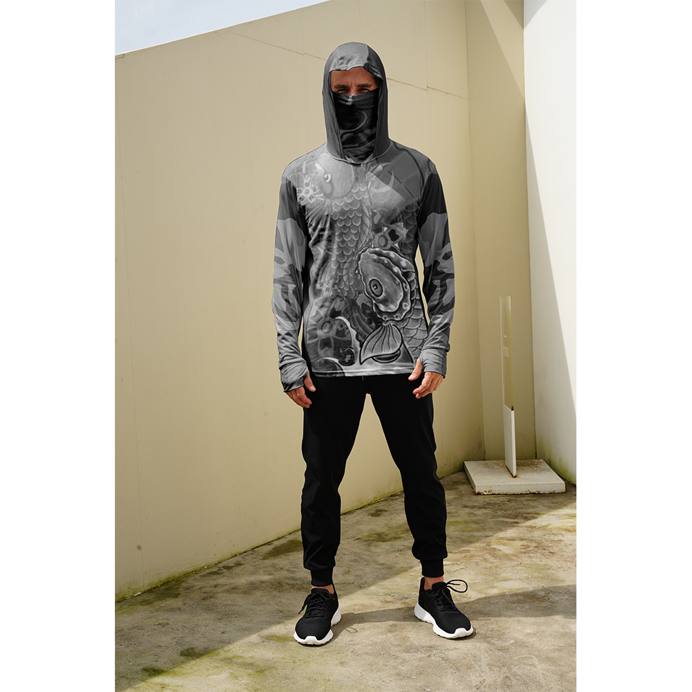 남성용 낚시 셔츠 자외선 차단 후드 마스크 일체형 낚시 - Embellish Knit 리뷰 및 가격