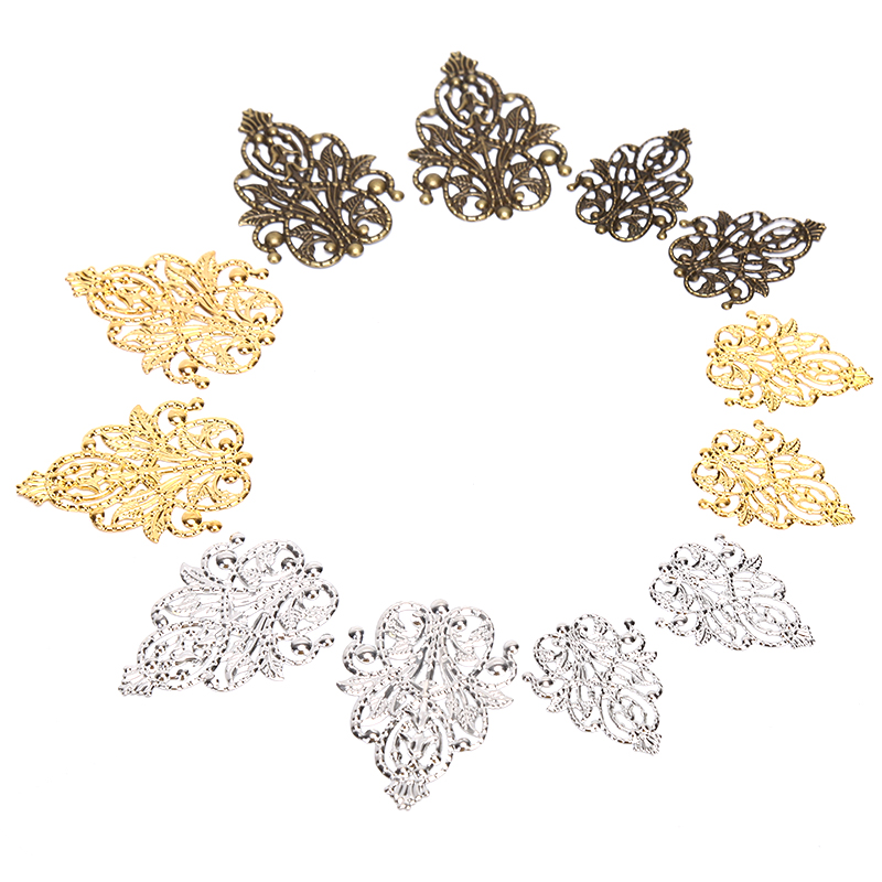 핫세일 20개 믹스 필리그리 공예품 속이 빈 DIY 장 - Craft Embellishments 리뷰 및 가격
