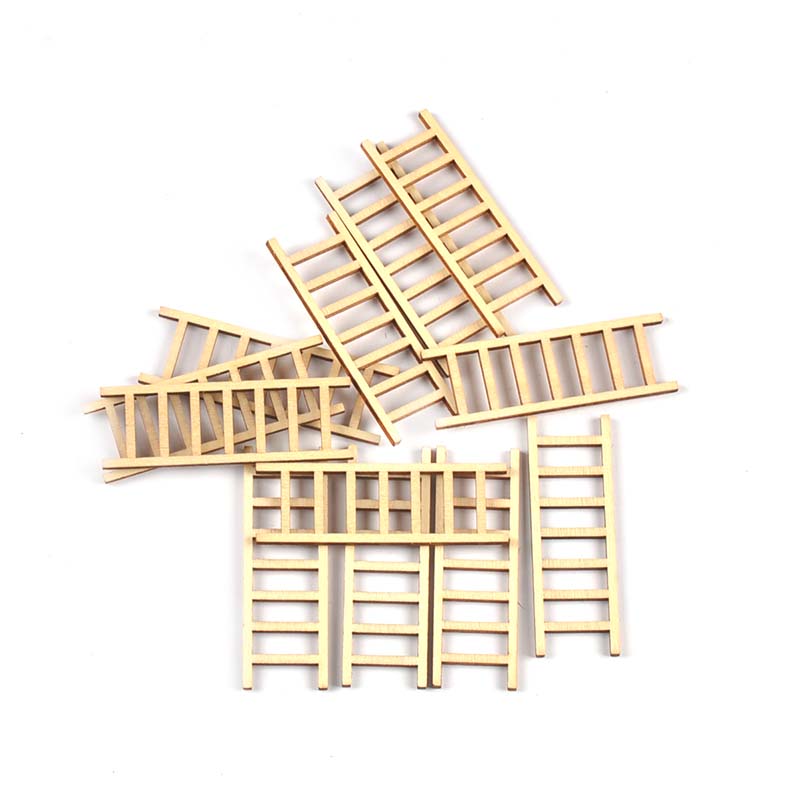 20 개/몫 20x60mm 자연 사다리 나무 DIY 예 - Craft Embellishments 리뷰 및 가격