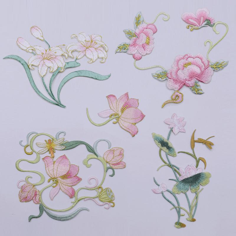 1개 DIY 의류 공예 자수 꽃 아플리케 패브릭 칼라  - Applique Patch Flower 리뷰 및 가격