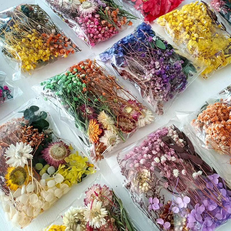 다양한 건조 꽃 세트 1팩 DIY 공예 홈 웨딩 장식  - Craft Embellishments 리뷰 및 가격