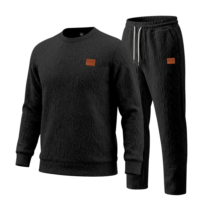 2026 크로스보더 봄가을 남성 텍스처 패턴 세트, 엠 - Embellish Knit 리뷰 및 가격