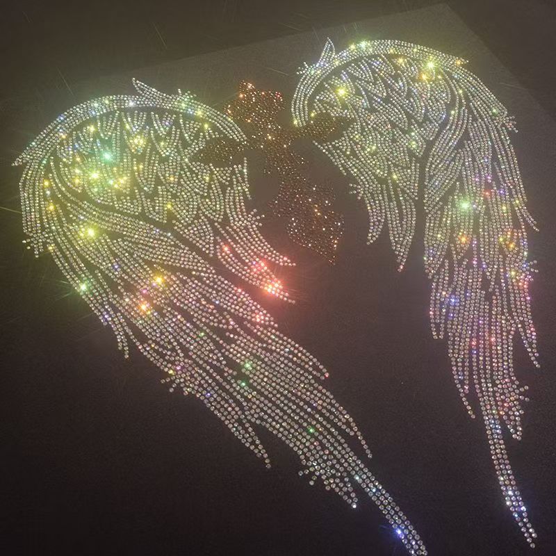 세련된 DIY 의류 스티커: 티셔츠/가방/재킷 장식용  - Hotfix Rhinestone Sheet 리뷰 및 가격
